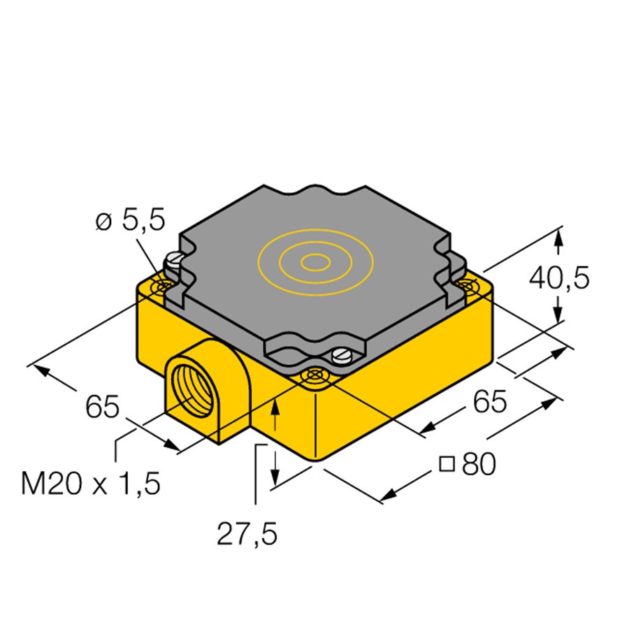 TURCK NI40-CP80-Y1/S97 1040010 Inductive Sensor