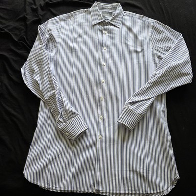 2 ply cotton dress shirt Nordstrom Signature Men's Canclini 120s 2 Ply Cotton Dress Shirt Size 16 1/2/38