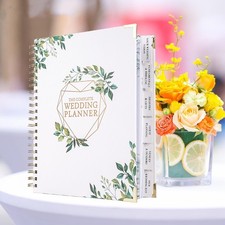 188 Pages Wedding Planner Book Bridal Planning Binder for Newly Engaged Couples