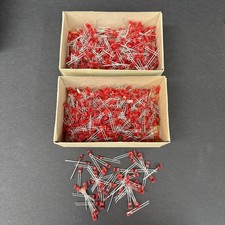 Siemens LS B480-G Super Red Rectangular LEDs 1000+ PCS Vintage NOS Bulk Lot