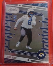 2024 Panini Absolute Jared Verse #119 (RC) Los Angeles Rams Football Card
