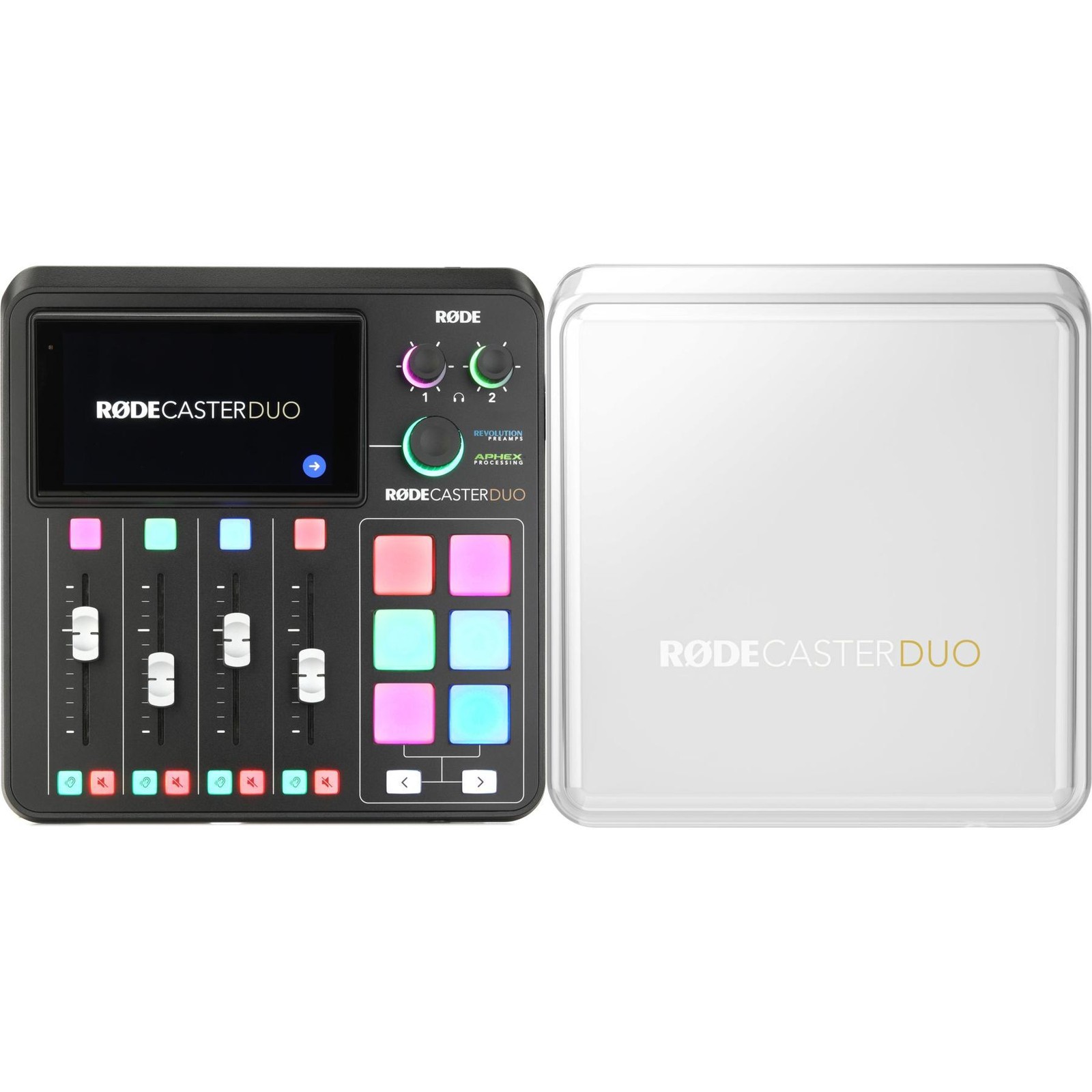 Потоковый микшер Rode RodeCaster Duo с крышкой - Черный 81590₽