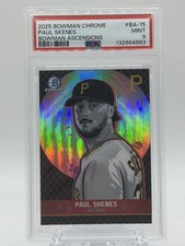 2025 Bowman Chrome #BA-15 Paul Skenes Bowman Ascensions PSA 9