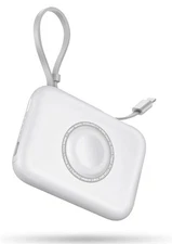 Portable Charger, 5000mAh Portable Charger Power Bank with Built-in Cab..Purple