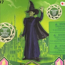 Wicked Musical Elphaba Green Witch Girls Costume Halloween Size S 6/6X NEW