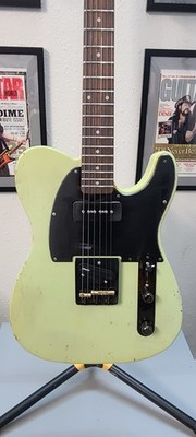 MJT Telecaster Relic All Parts Neck  DEMARZIO Chopper T And P90 And Case Too