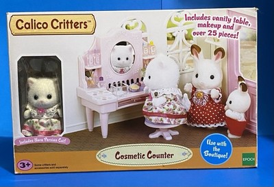Epoch Calico Critters Cosmetic Counter Sylvanian Families Dressing Table-boxed