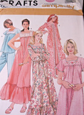 Simplicity #4048 MISSES NIGHTGOWN, PJS & ROBE...