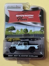 GreenLight Showroom Floor S4 2023 Jeep Gladiator Overland 4x4 1:64 Lt Blue