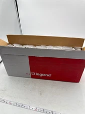 Legrand On-Q WP3401-WH 1-Port Wall Plate White Pack of 25 Keystone Single-Gang