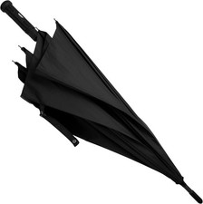 Fiberglass Tactical Self Defense Umbrella Windproof Carbide Tip Self Survival