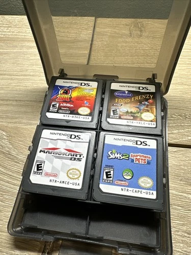 Nintendo Lot of 6 DS Games - Mario / Kung Zhu / Sims2 / Food Frenzy / Bolt