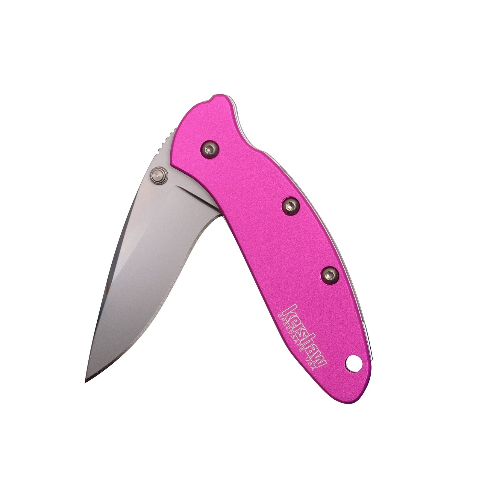 Пружинный нож для нарезки зеленого лука Kershaw 1600PINK Pink