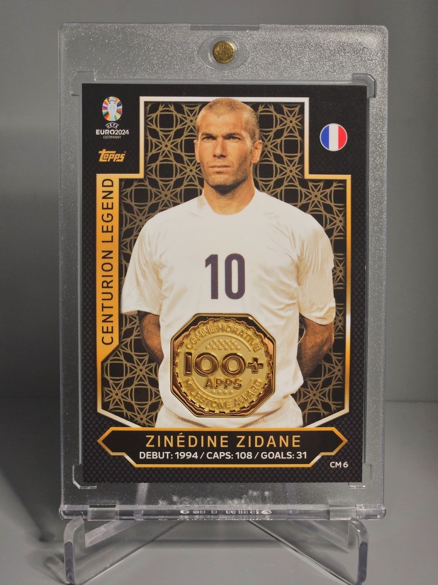 Zinedine Zidane - Match Attax EURO 2024 Centurion Legend Relic