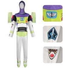 Toy Story Buzz Lightyear Costume Fancy Dress Carnival Outfit for Adult Mens New@