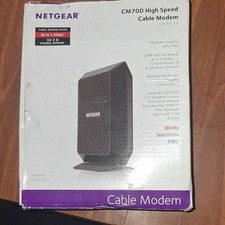 NETGEAR CM700 DOCSIS 3.0 Cable Modem 1.4Gbps 32x8 IPv6 XFINITY Black