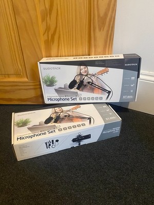 *PERFEKT FÜR PODCASTING* 2x Sudotack ST-800 USB Mikrofon Streaming, Podcast