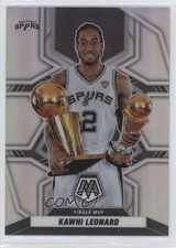 2021-22 Panini Mosaic Finals MVPs Silver Prizm Kawhi Leonard #300 1rh2