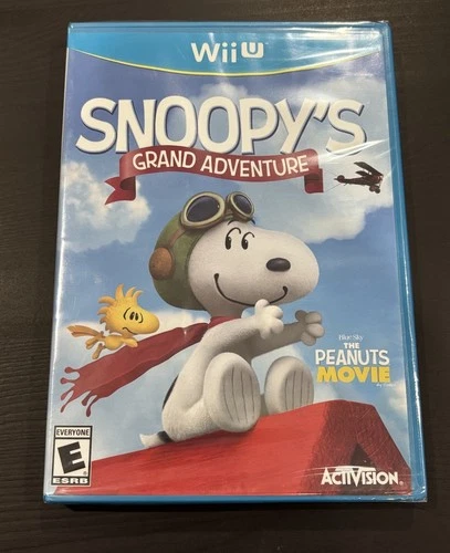 Peanuts Movie Snoopy's Grand Adventure (Nintendo Wii U) Brand New Factory Sealed