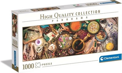 NEW & SEALED Clementoni 39748 Panorama Herbalist Desk 1000 Pc Jigsaw Puzzle