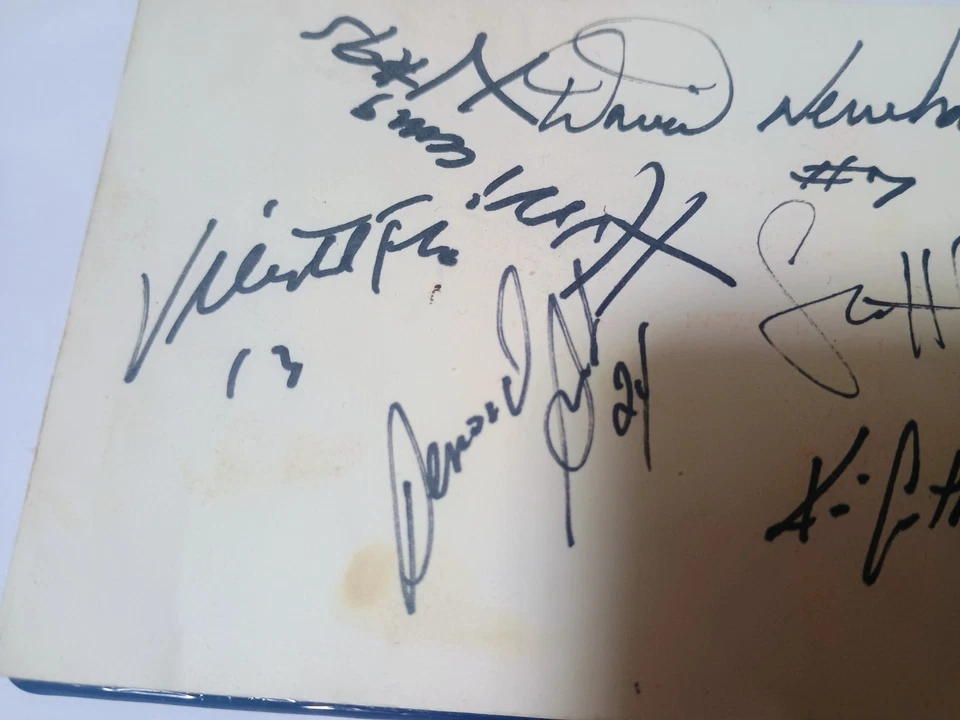 Autógrafos inaugurales del equipo West Michigan Whitecaps 1995 - David Newhan + otros Foto 4 de 4