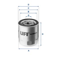 Ufi 23.584.00 ÖLfilter FüR CitroËN, Ford, Land Rover, Peugeot