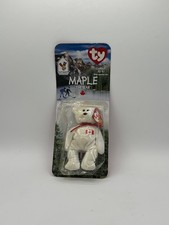MAPLE THE BEAR-1996 MCDONALDS TY BEANIE BABY Canada promo