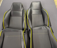1989-1998 Geo Tracker Seat Covers Kit With Black Yellow Trim Frontrear 1989-1998 Geo Tracker Seat Covers Kit With Black Yellow Trim Frontrear