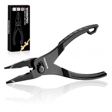 Workpro 4.5 inch Long Nose Slip Joint Pliers Small Pliers for Tight Spaces Black