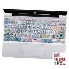 Keyboard Cover Skin for HP Chromebook 11 x360 11.6,G2/G3/G4/G5/G6 EE/G7 Garland