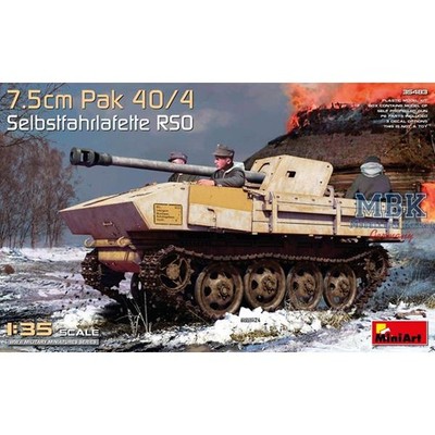 MINIART MA35483 7.5cm Pak 40/4 Selbstfahrlafette RSO