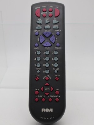 Vintage RCA Universal Remote Control for TV - VCR 1 and 2 LD - DSS-Cable and AUX