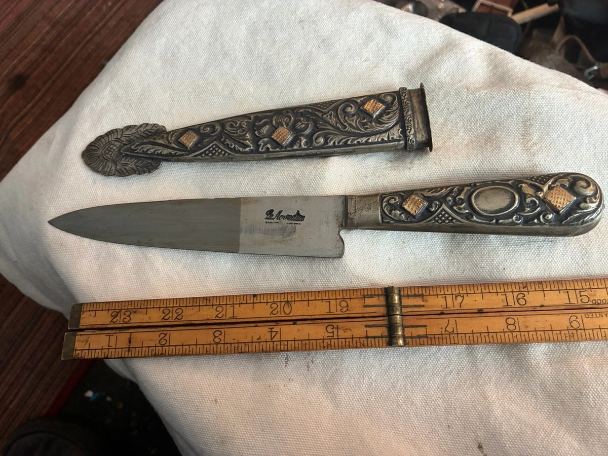 Gaucho Knife In Collectible Vintage Factory Manufactured Fixed