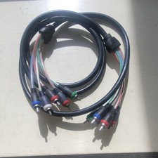 Component RCA Video Cable 6 ft 5 RCA Male to Male Black/Red/Green/Blue/Gray