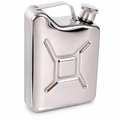 Oil Jerry Can Liquor Hip Flask 5oz for Men/Women, Stainless Steel Pocket Whis...