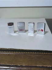 Vintage Zippo Lot Of 4, Various Years And Conditions, Used As Is.