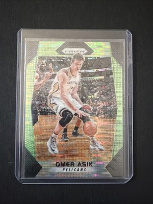 2017-18 Panini Prizm - Omer Asik #129 Green Pulsar Prizm /25