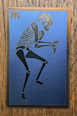 Ed's Manifesto x Mummert ''Sneakreaper'' Purple Gold Variant Titanium Cutting Card