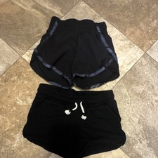 Cat  Jack  Athletic Works GIRLS XS 4-5 Black Athletic Shorts Lot