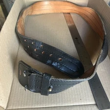 pre-owned 4011U DUTYMAN 38 Police Officer Full Grain Leather belt