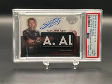 PSA 9 2022Topps Dynasty Formula 1 Alexander Albon Suit Relic Nameplate 1/2