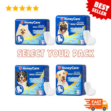 50 Pack Waist Disposable Dog Diapers Male Wraps Belly Bands Pet Soft All Sizes
