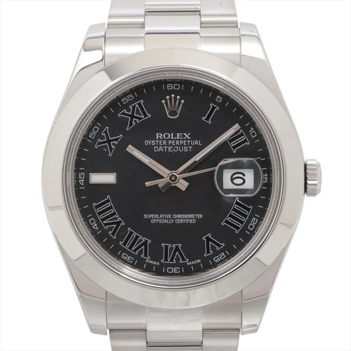 Rolex Datejust II 116300 SS SS AT black dial 2 Extra Links