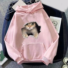 Mode bedruckter Hoodie Damen Langarm Sportbekleidung Freizeit Retro-Stil