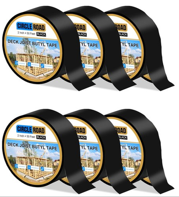 #ad Circle Road Butyl Deck Joist Tape 2quot;x50#x27; 6 Roll Pack $25.00 $25.00