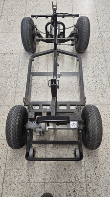 Freerider Fahrgestell mit Rädern, Getriebe/Differential, Notbremse, Stoßdämpfer