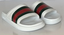 Gucci Men s Rubber White/Green/Red Sandals 13.5 US 13 Gucci 780286