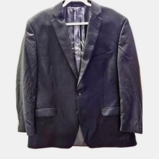  450 Calvin Klein Men's Dark Grey Slim Fit Stretch Sport Coat 100 Wool h98