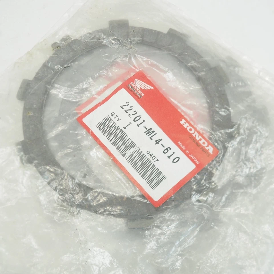 Juego de placas de fricción originales Honda XR250R XR400R XR250L 6 piezas 22201-ML4-610 Foto 2 de 4