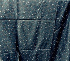Mumms the Word Debbie Mumm SSI Cotton Fabric Moon Stars Trees on Black 2Yds T35